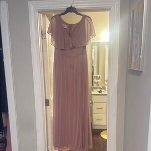 Elegant Mauve Evening Gown